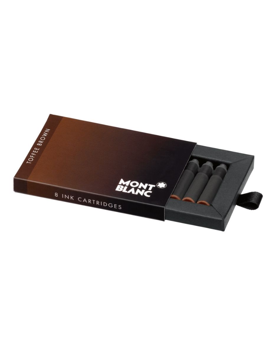Montblanc Mürekkep Kartuşu Toffee Kahverengi 8'li Paket 105189