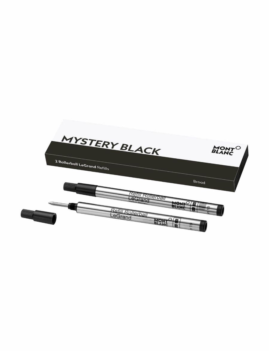 Montblanc 2 Rollerball LeGrand Kalem Yedeği Broad Mystery Black 128226