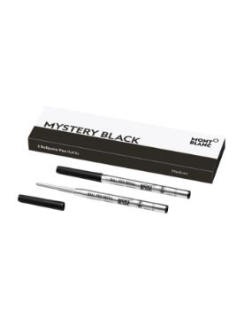 Montblanc 2 Tükenmez Kalem Yedeği Medium, Mystery Black 128211