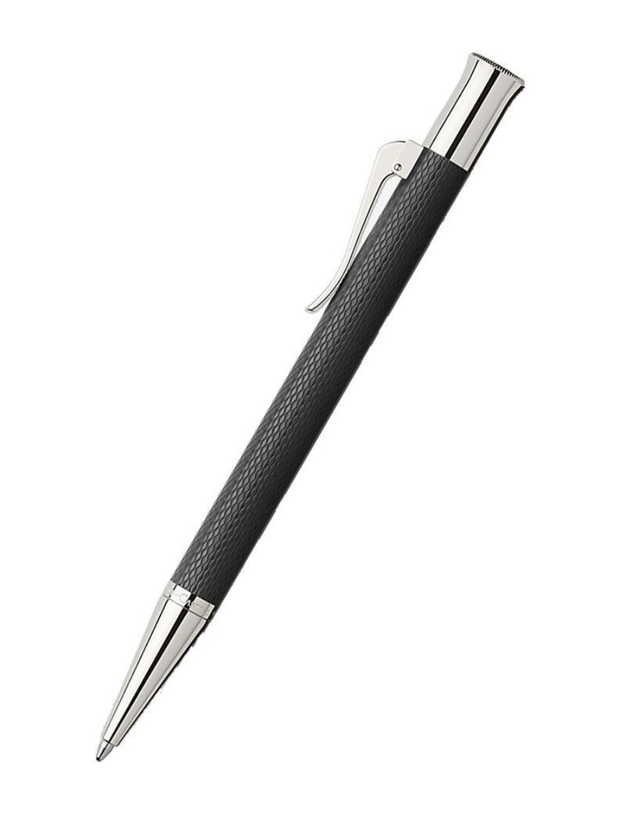 Graf von Faber-Castell Guilloche Black Tükenmez Kalem 146530