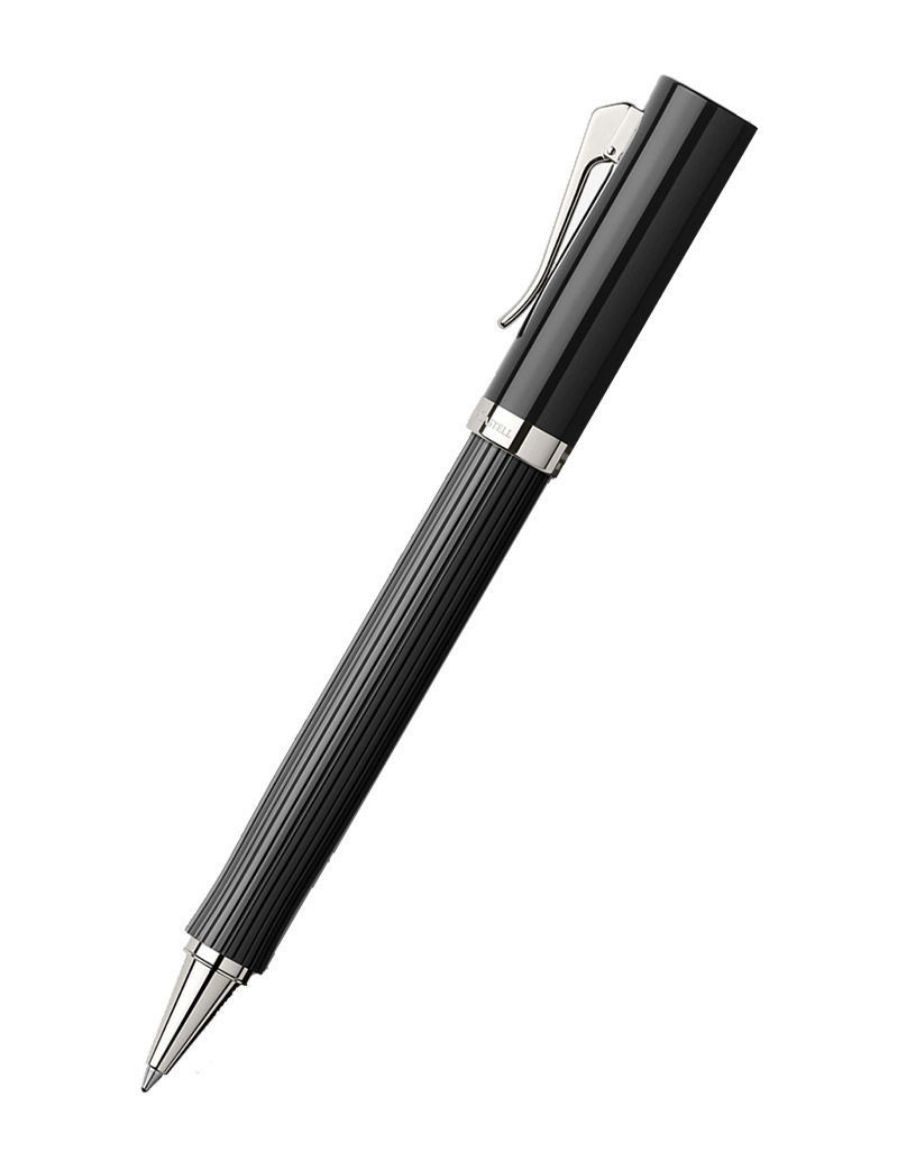 Graf von Faber-Castell Intuition Ribbed Black Roller Kalem 156213