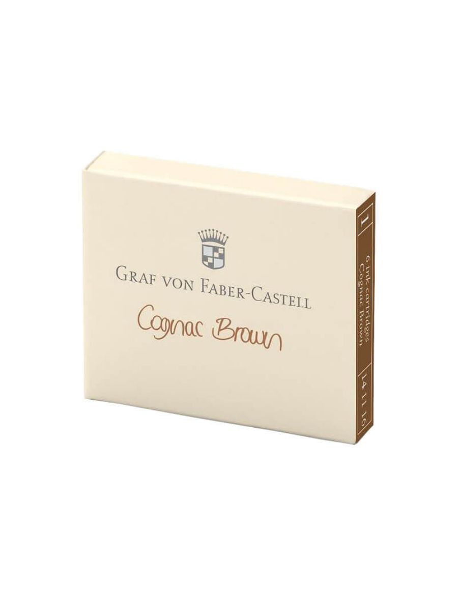Graf von Faber-Castell Dolma Kalem Kartuşu 6'lı Konyak 141116