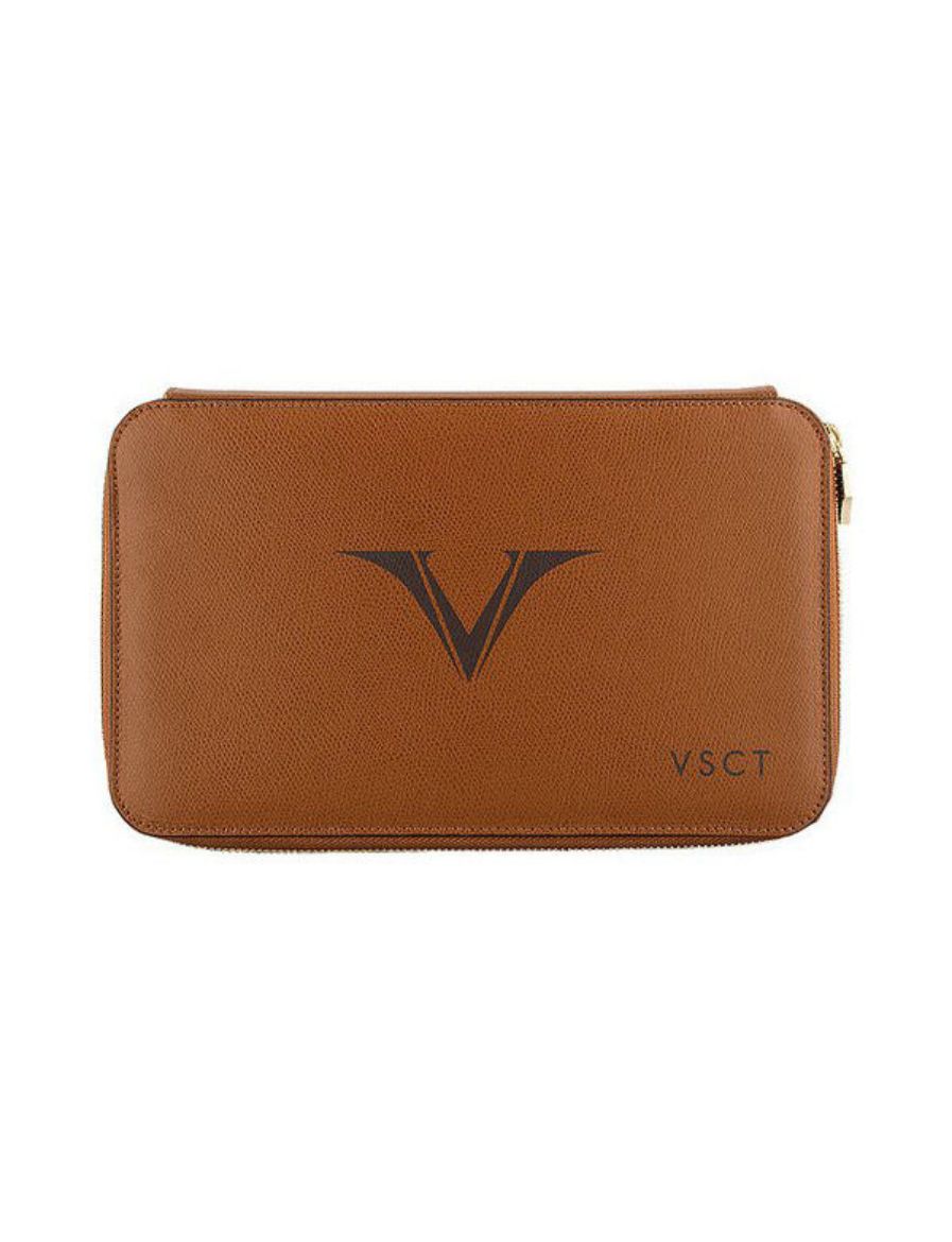 Visconti Deri Kalem Kılıfı 12'li Kahverengi KL11-04