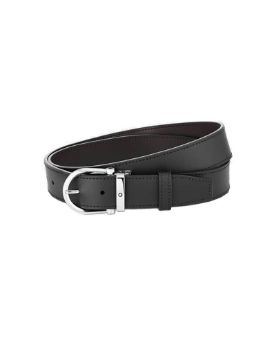 Montblanc Horseshoe Buckle 35 mm Reversible Deri Kemer 128783