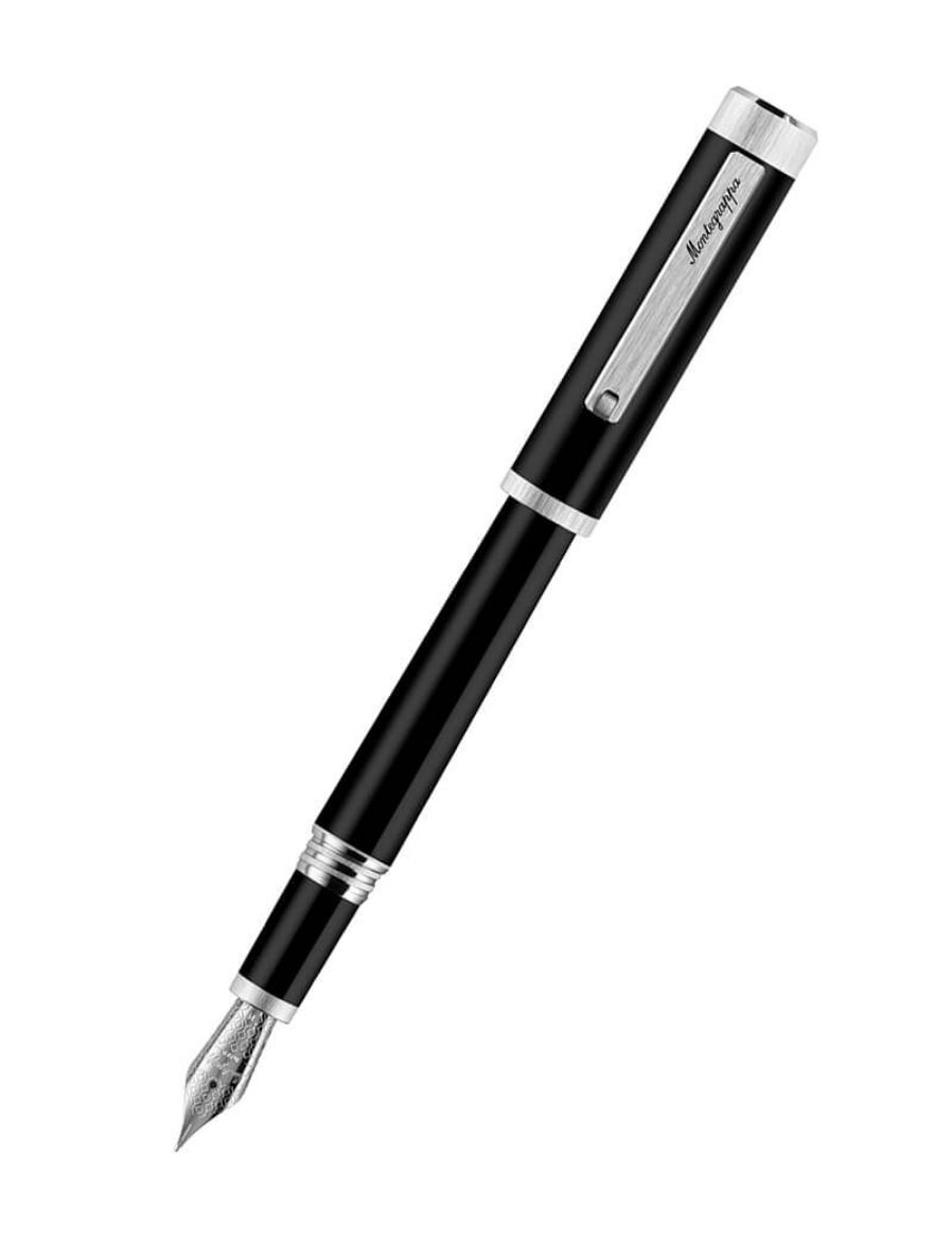 Montegrappa Zero Dolma Kalem, Palladium Ip, Medium, Steel Nib ISZEI3IP