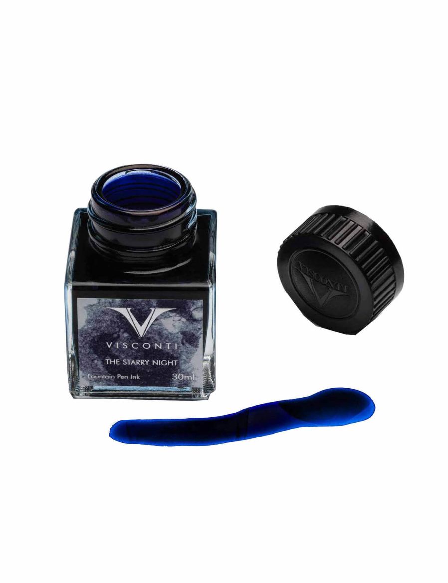 Visconti Van Gogh Şişe Mürekkep Starry Night 30 ml Mavi INKVG-30ML18