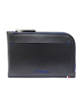 S.T. Dupont Mavi Slim Deri Cüzdan 184001