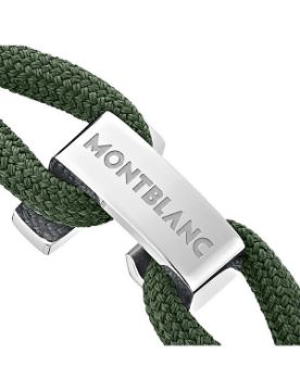 Montblanc Yeşil Wrap Me Bileklik Naylon ve Çelikten 12838468