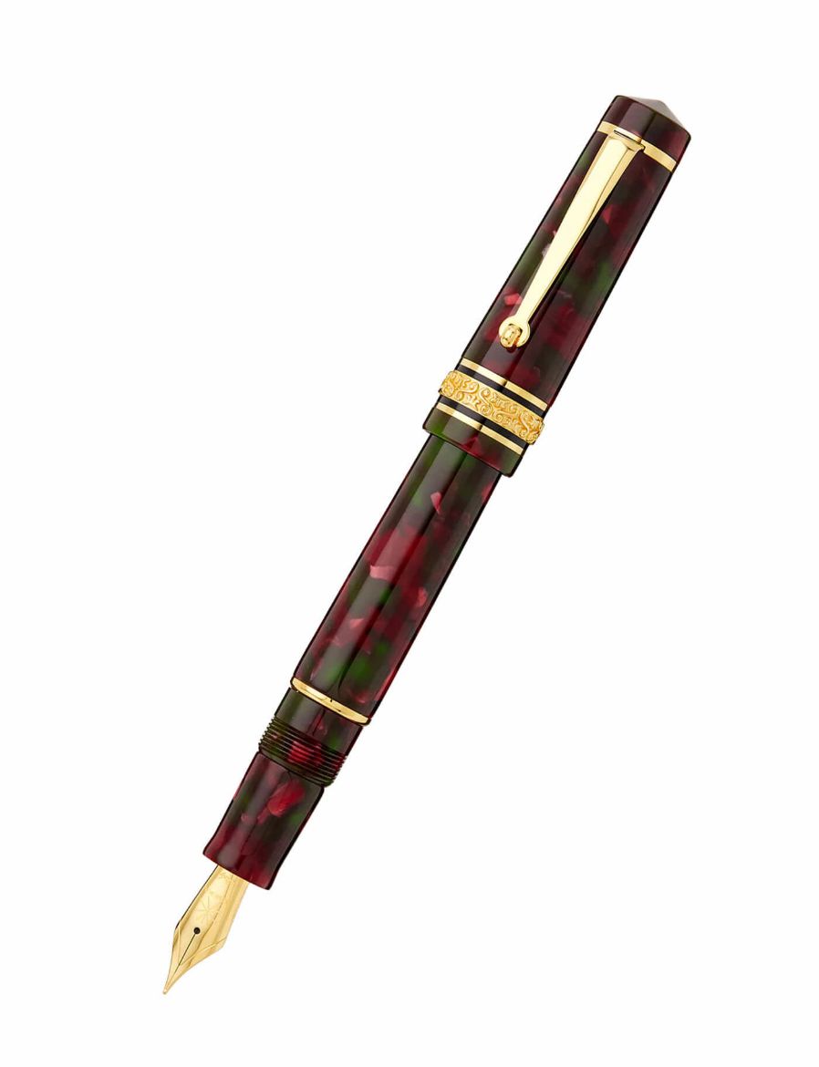 Maiora Alpha Pompei 14K Kırmızı Fx-EF Dolma Kalem ALPHA-POM-K-FX-EF