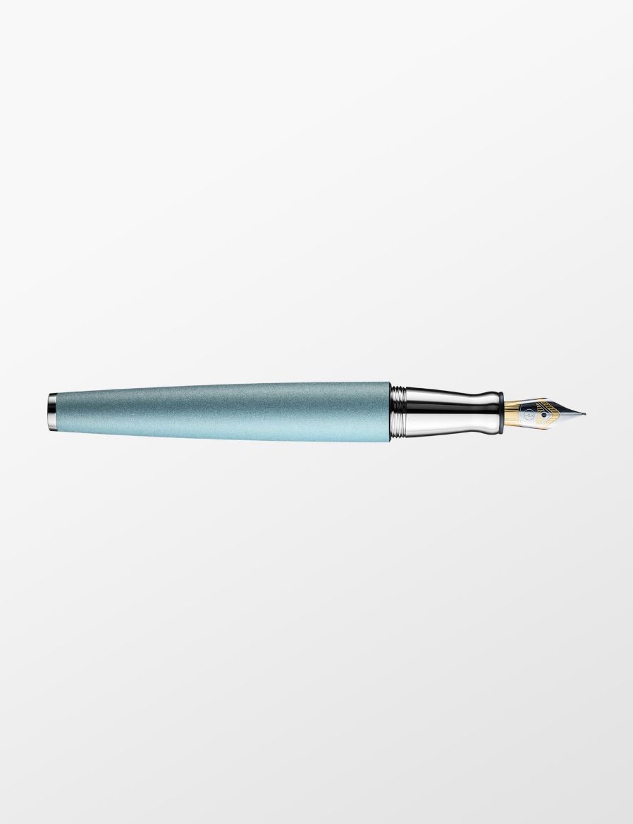 Otto Hutt Dizayn 6 Artic Blue Platinum Dolma Kalem B Uç OH 068-AB-PLT