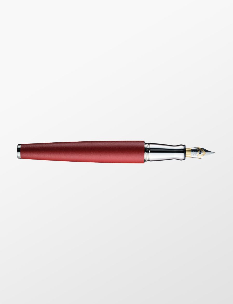 Otto Hutt Dizayn 6 Kırmızı Platinum Dolma Kalem M Uç OH 018-62255