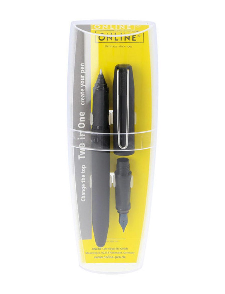 Online Lettering-Set Switch Siyah Rollerball/Dolma Kalem M Uç 26127