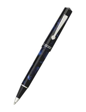 Leonardo Officina Italiana Momento Zero Marbled Rodyum Tükenmez Kalem MZ-BALL-BLU-RH