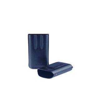 S.T. Dupont Lacivert Deri 3'lü Puro Kılıfı 183122