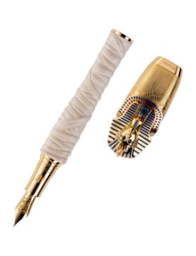 Montegrappa Tutankhamun Dolma Kalem, Beyaz, Limited Edition ISTTN_3L