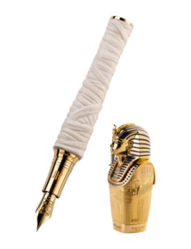 Montegrappa Tutankhamun Dolma Kalem, Beyaz, Limited Edition ISTTN_3L