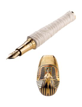 Montegrappa Tutankhamun Dolma Kalem, Beyaz, Limited Edition ISTTN_3L