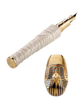 Montegrappa Tutankhamun Dolma Kalem, Beyaz, Limited Edition ISTTN_3L