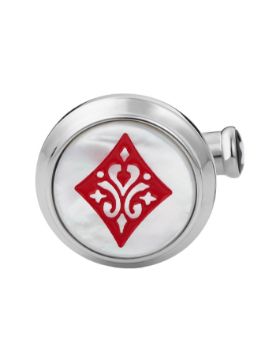 Montblanc Meisterstück Tribute To The Book Around The World in 80 Days Ace Of Club & Ace Of Diamond Kol Düğmesi 128387