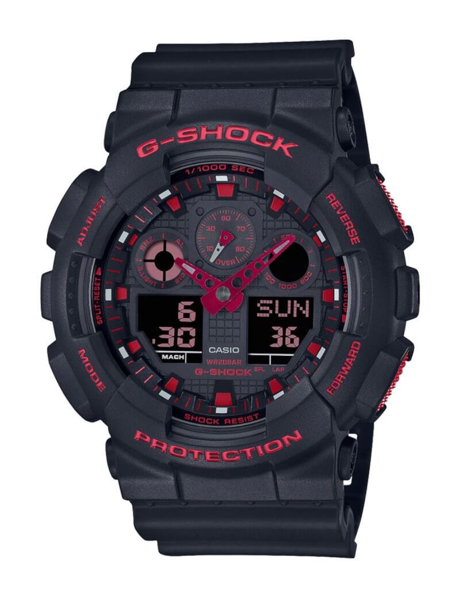 G-Shock Analog-Digital GA-100 Series GA-100BNR-1ADR