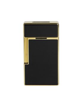 S.T. Dupont Big D Blue Lacquer and Gold Çakmak 25002