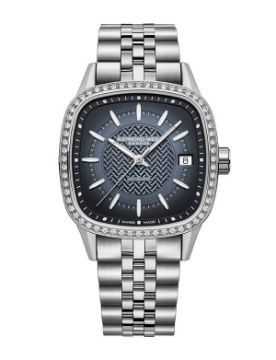 Raymond Weil Freelancer Ladies Automatic Blue Dial Bracelet Watch 2490-STS-50051