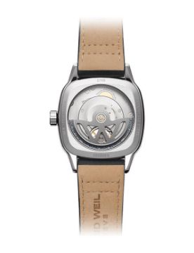 Raymond Weil Freelancer Calibre Rw1212 Men’s Automatic Black Leather Strap Watch 2790-STC-50051