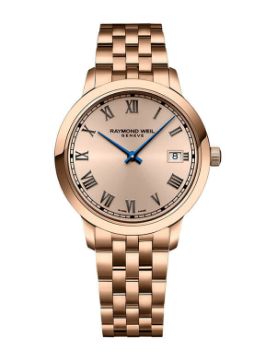 Raymond Weil Toccata Ladies Rose Gold Pvd Quartz Watch 5385-P5-00859