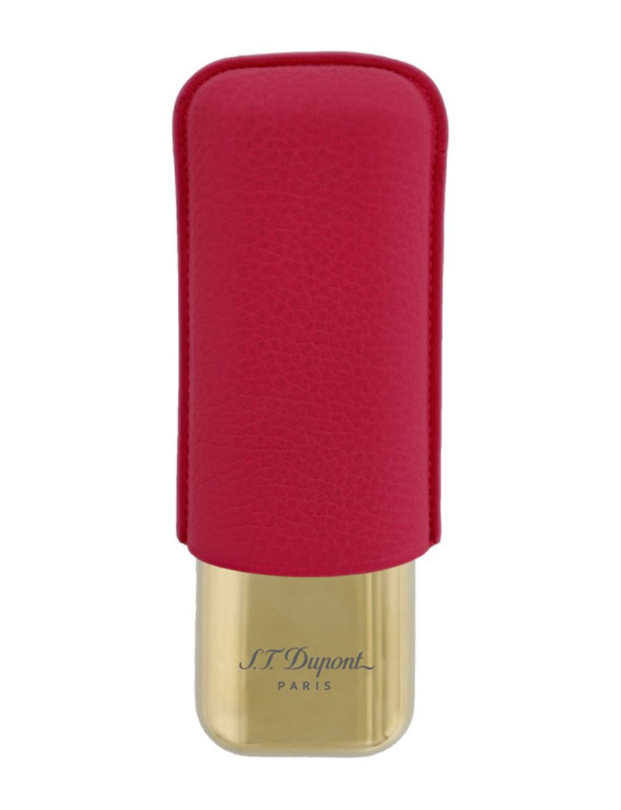 S.T. Dupont Pembe ve Altın İkili Puro Kılıfı 183245