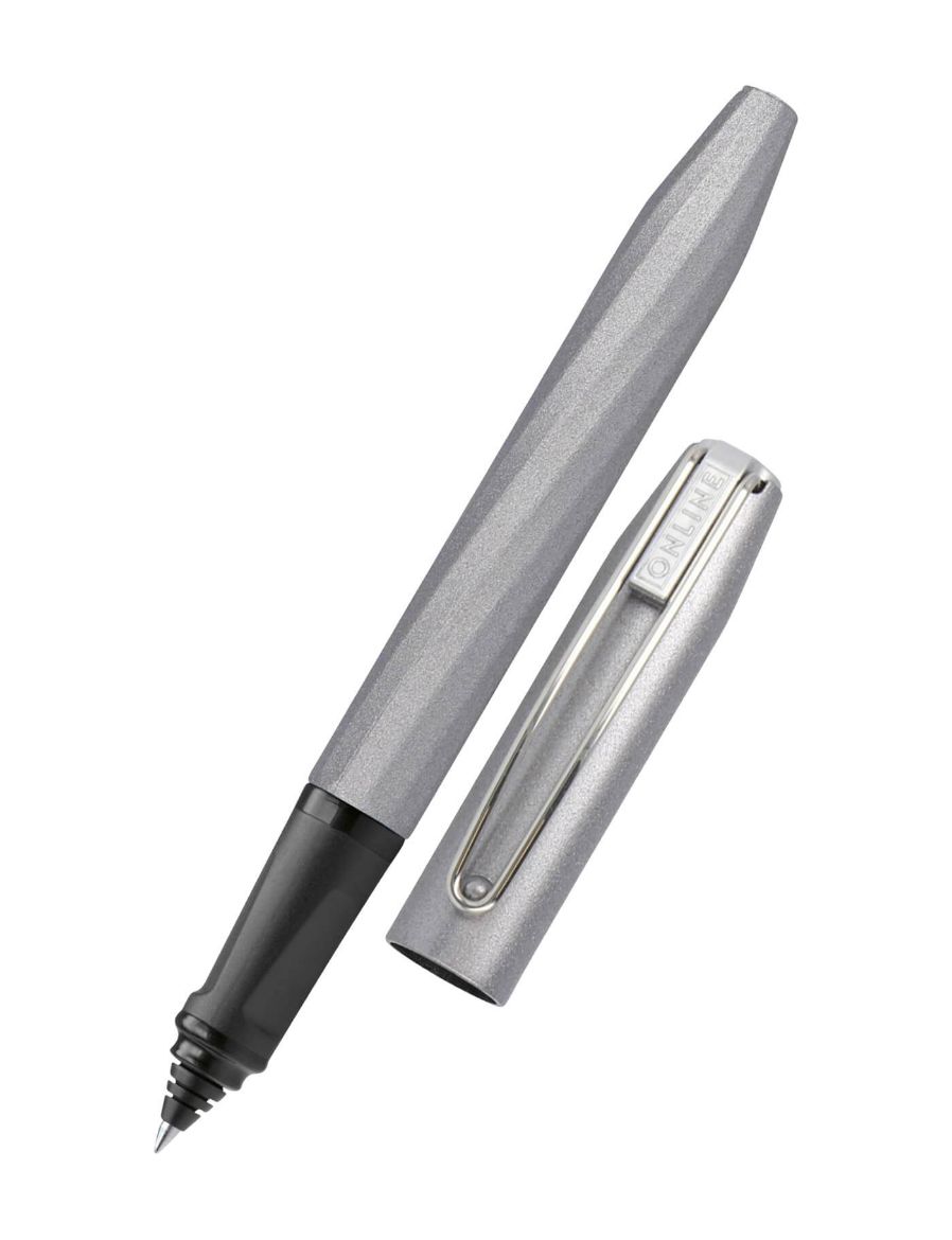 Online Slope Metalik Gri Roller Kalem 26137/3D 