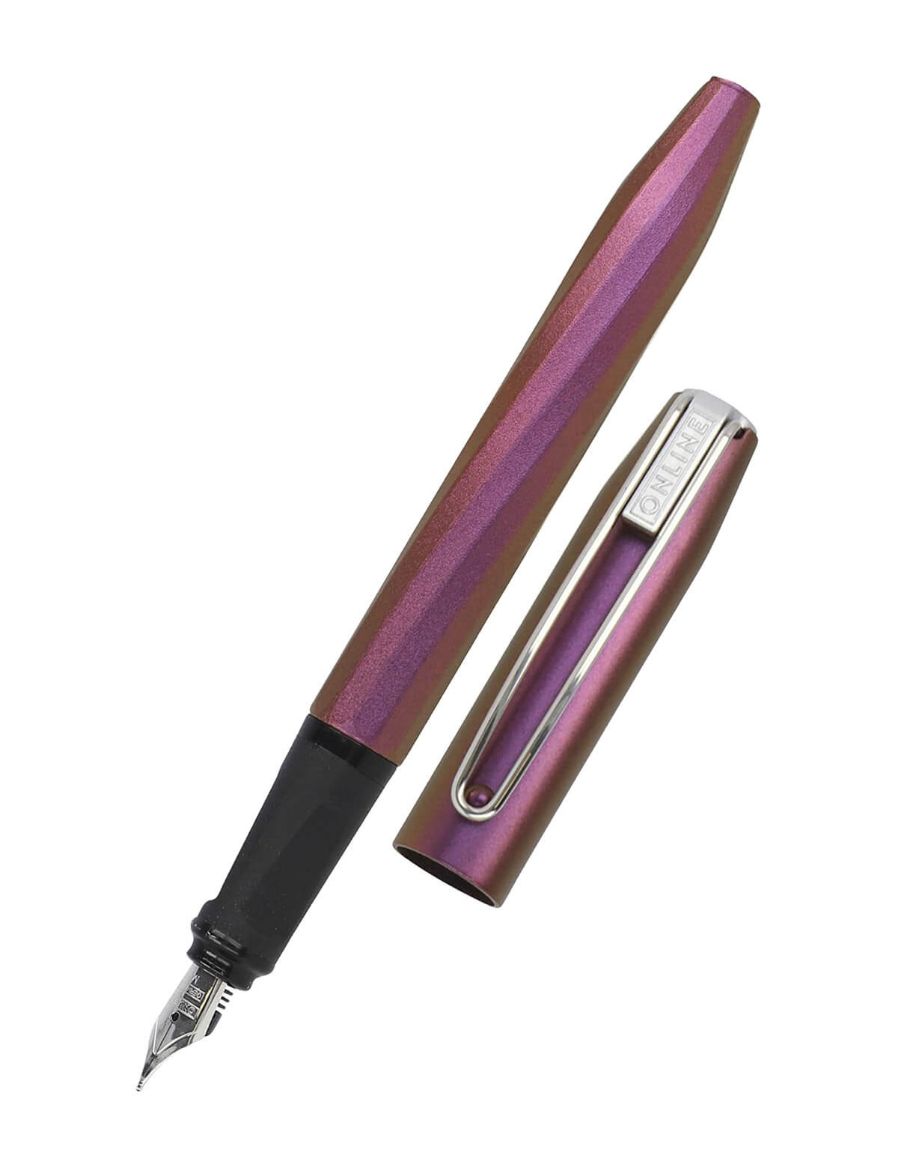 Online Slope Metalik Pembe Dolma Kalem M 26130/3D 