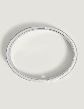 Montblanc Çelik M Logolu Kil Deri Bileklik 133123