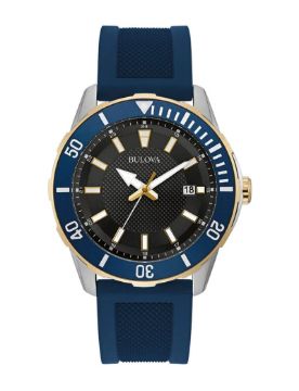 Bulova Diver Gold Blue 98B345