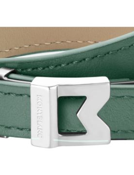 Montblanc Kalaylı Deri Bileklik M Logosu Ayarlanabilir Boyut 133130