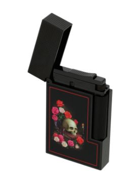 S.T. Dupont Memento Mori Ligne 2 Siyah Çakmak 16394