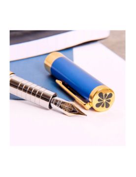 Diplomat Nexus Mavi-Altın Dolma Kalem - F Uç D40504013