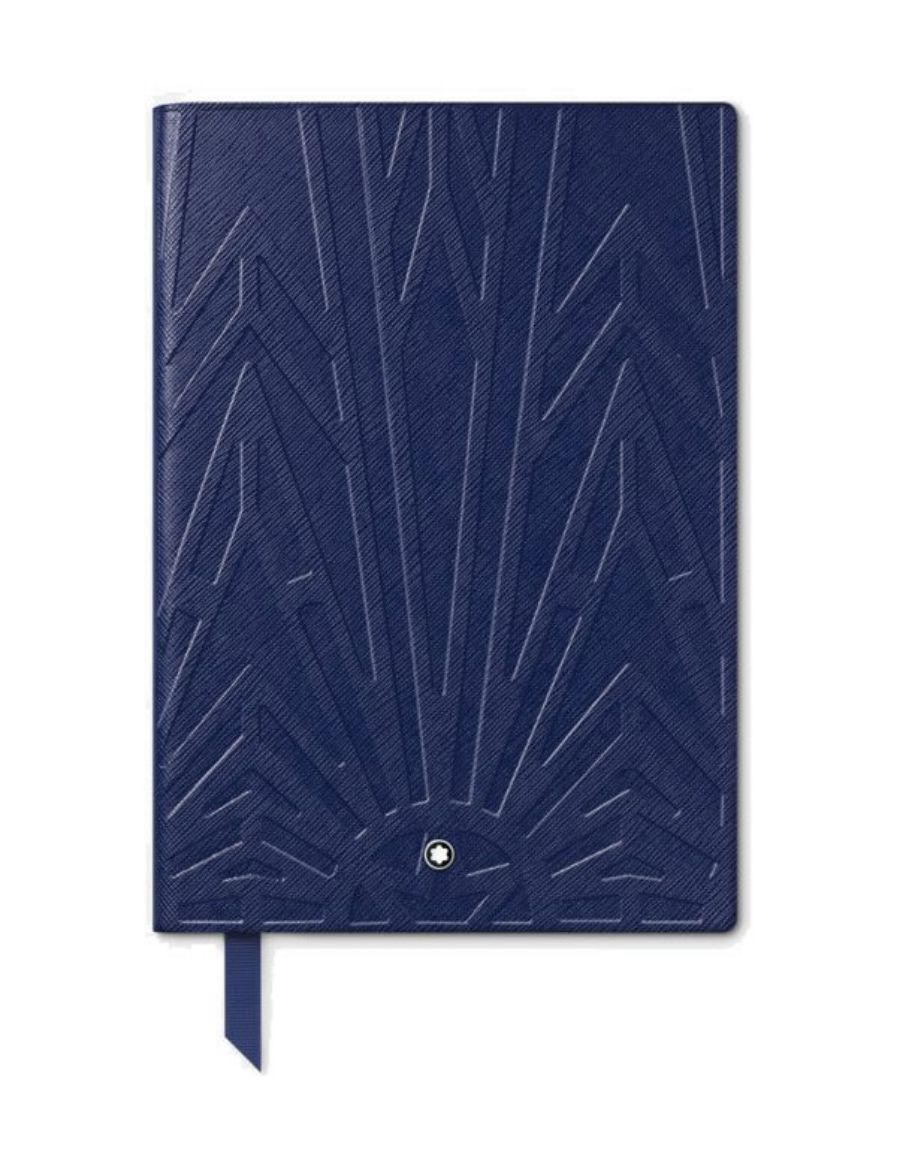 Montblanc Defter #163 Orta, Meisterstück The Origin Koleksiyonu, Mavi - Çizgili133087