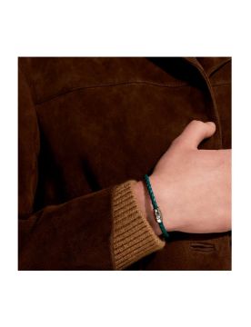 Montblanc Meisterstück Steel 3-Ring Kıbrıs Mavisi Deri Bileklik 134067