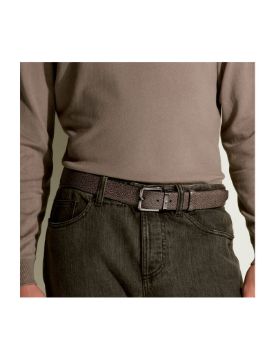 Montblanc Çakıl Rengi Deri Kemer 199097