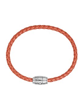 Montblanc Meisterstück Deri-Çelik Bileklik 13429168