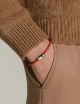 Montblanc Meisterstück Deri-Çelik Bileklik 13429168