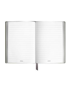 Montblanc 4810 Medium Gri Deri Küçük Boy Defter 134711