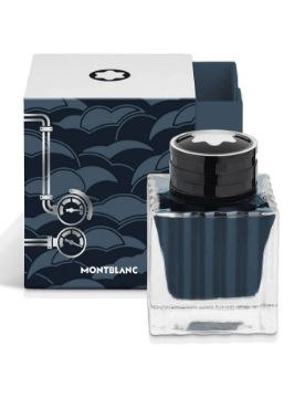 Montblanc Mürekkep Şişesi, Meisterstück 80 Günde Devri Alem, Kömür Mavisi - 50ml 134408