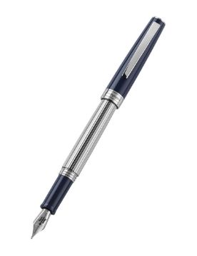 Montegrappa Armonia Greatness Starts Small Duetto Lacivert Dolma Kalem - M Uç ISA1M3AD