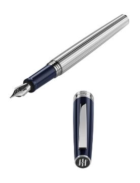 Montegrappa Armonia Greatness Starts Small Duetto Lacivert Dolma Kalem - M Uç ISA1M3AD