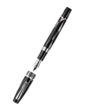 Montegrappa Extra 1930 Extra by Name. Extra by Nature. Siyah & Beyaz Dolma Kalem - F Uç ISEXF2CH