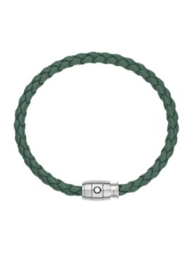 Montblanc Meisterstück Pewter Deri Çelik Bileklik 133150