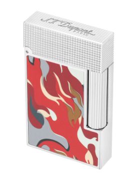S.T. Dupont Ligne 2 Camo Kırmızı Guilloche Çakmak 16051