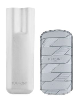 S.T. Dupont Monogram 1872 2'li Açık Gri Puro Kılıfı 183480