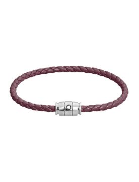 Montblanc Meisterstück Deri Çelik Bileklik 13431360